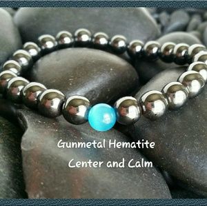 Gunmetal Hematite Bracelet